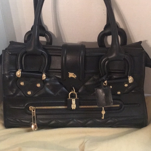 Burberry manor large black quilted leather tote - Picture 2 of 8